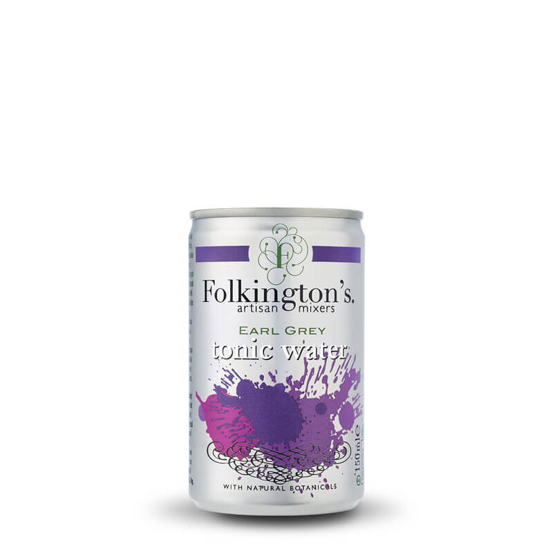 BEST BY JANUARY 2026: Folkingtons Earl Grey Tonic Water Can 150ml