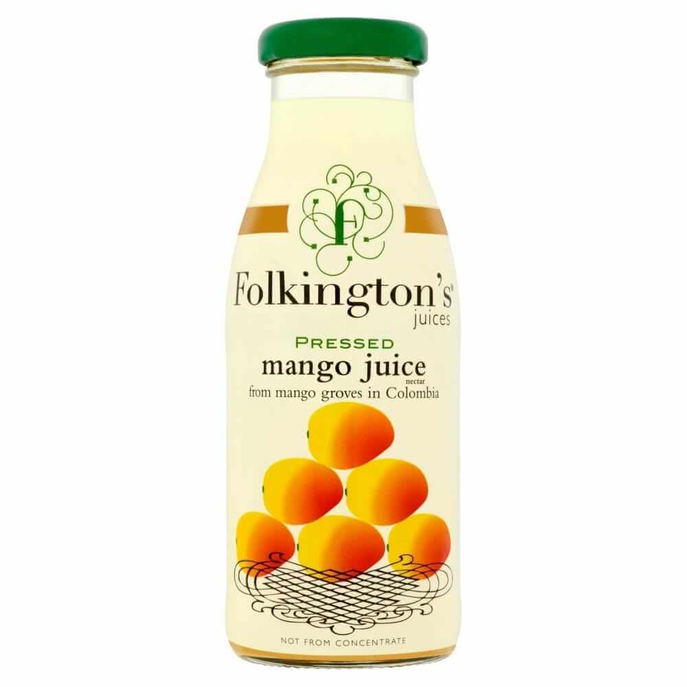 BEST BY JANUARY 2026: Folkingtons Mango Nectar Glass Bottle 250ml
