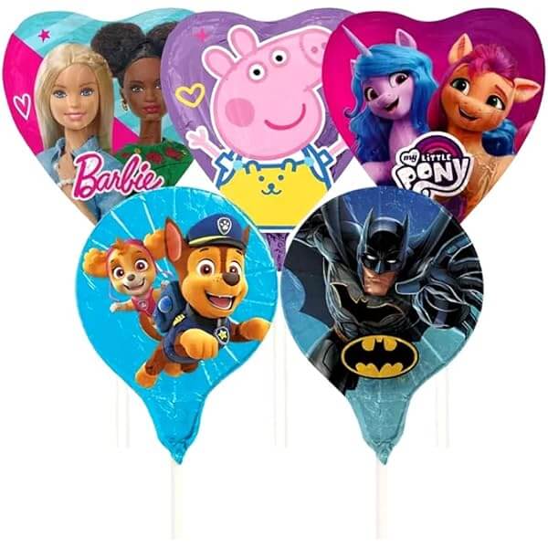 Kinnerton Mixed Lollies Kids Characters  HEAT SENSITIVE ITEM. PLEASE ADD ITEM 122942 TO THE ORDER TO TRY TO PROTECT CHOCOLATES FROM HEAT DAMAGE. 22g