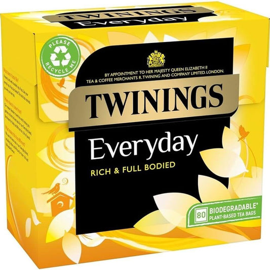 Twinings Everyday Tea (80 Tea Bags) 125g