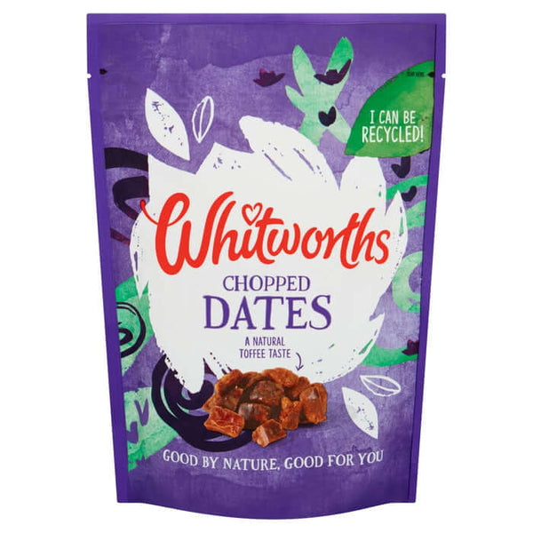 BEST BY MARCH 2025: Whitworths Chopped Dates 250g