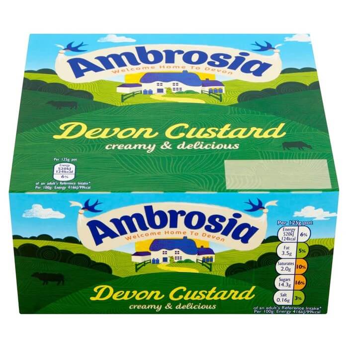 Ambrosia Custard Pot 4pck 500g