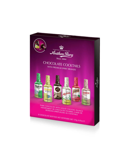 Anthon Berg Chocolate Cocktails 8 Piece Box 125g