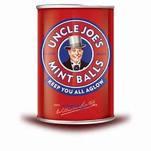 Uncle Joe Hard Sweets Mint Balls Tin 120g