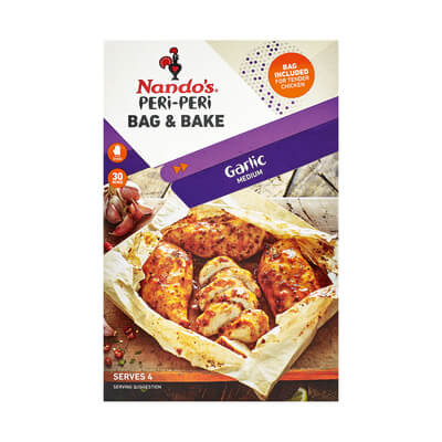 Nandos Bag and Bake Garlic Sachet 20g