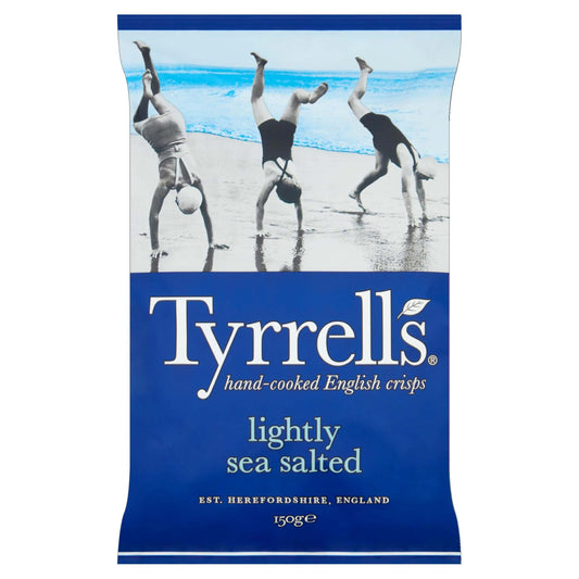 Tyrrells Lightly Sea Salted Potato Crisps 150g
