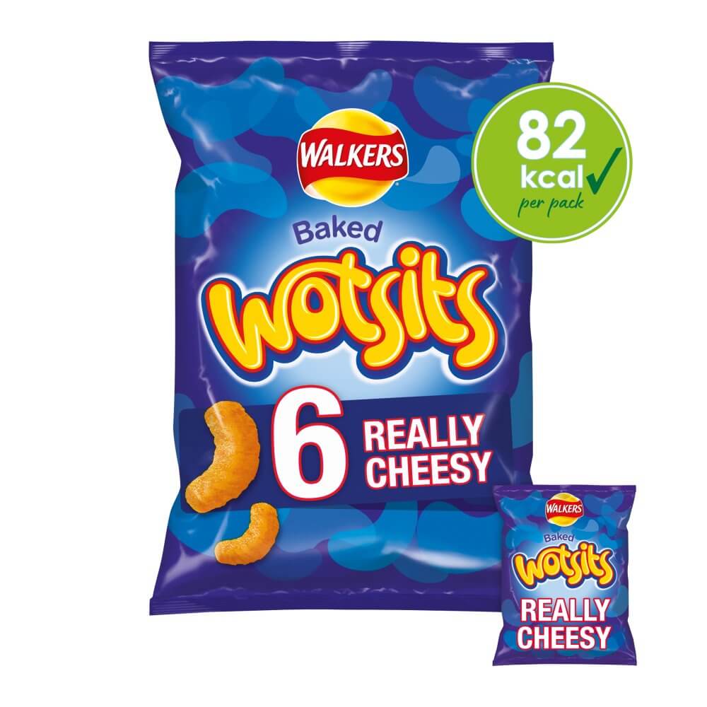 Walkers Wotsits Cheese 6pk (6X16.5g) 99g