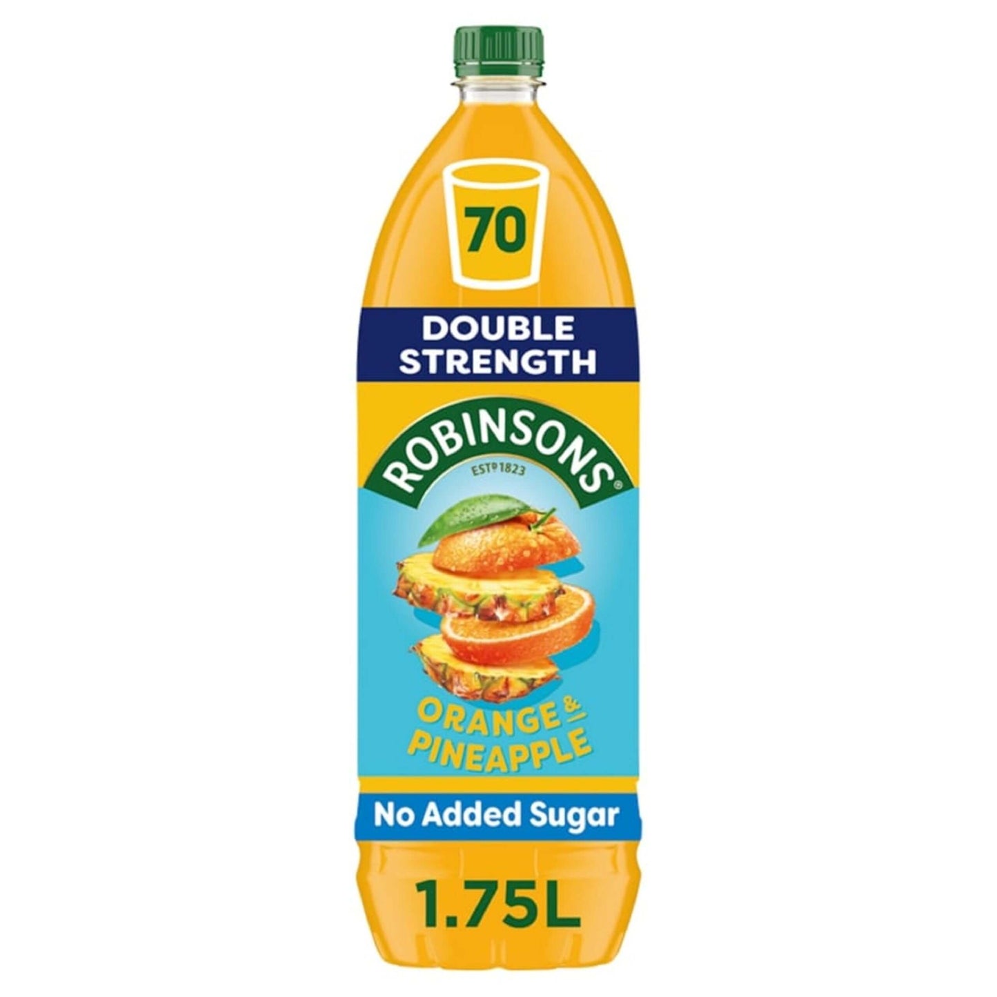 Robinsons Squash Orange and Pineapple No Added Sugar Double Strength 1750ml