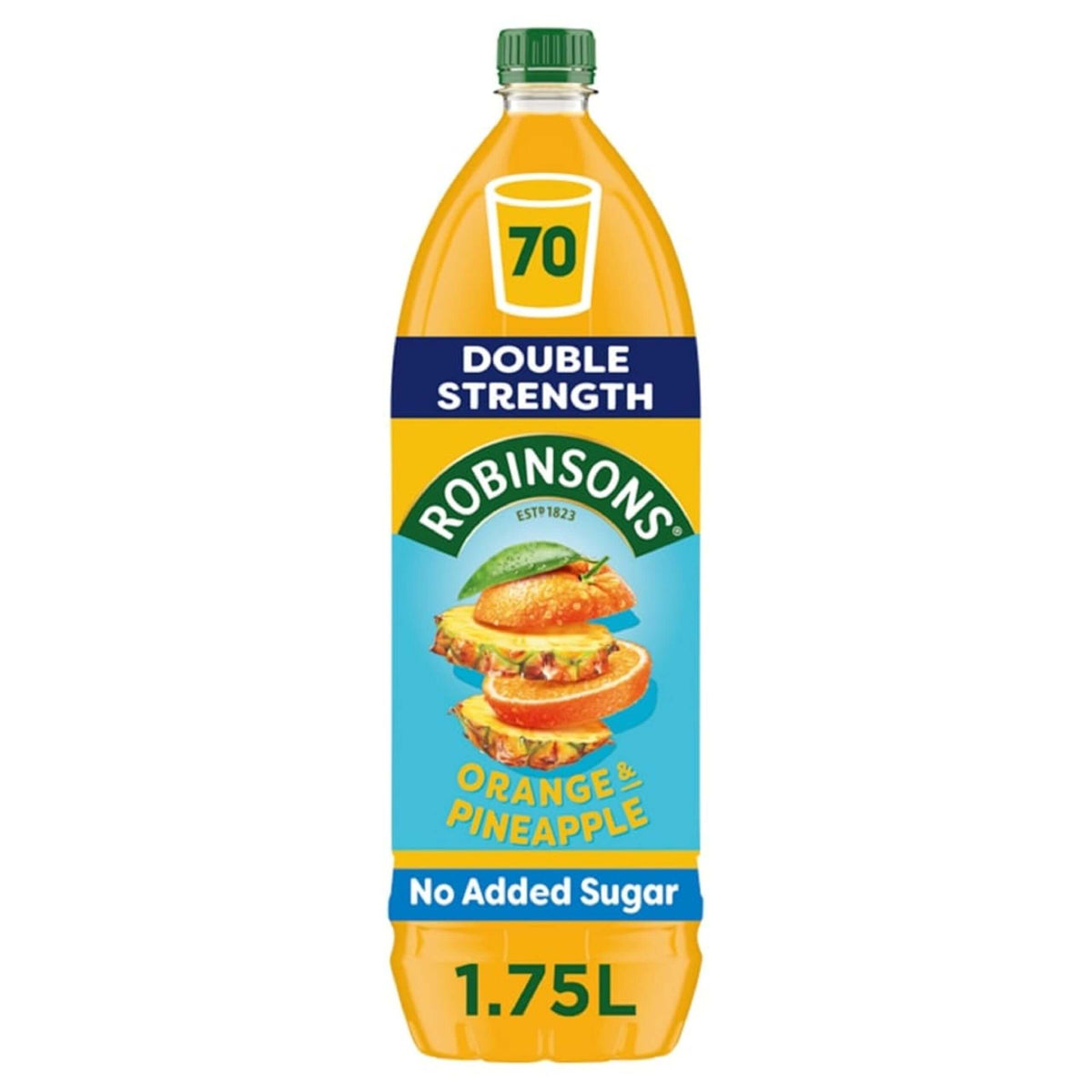Robinsons Squash Orange and Pineapple No Added Sugar Double Strength 1750ml