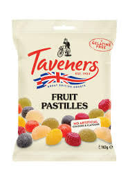 Taveners Fruit Pastilles Bag 165g
