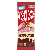 Nestle Kit Kat Neapolitan Chocolate Bar HEAT SENSITIVE ITEM. PLEASE ADD ITEM 122942 TO THE ORDER TO TRY TO PROTECT CHOCOLATES FROM HEAT DAMAGE 160g