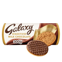 Mars Galaxy Digestives Milk Chocolate Biscuits HEAT SENSITIVE ITEM. PLEASE ADD ITEM 122942 TO THE ORDER TO TRY TO PROTECT CHOCOLATES FROM HEAT DAMAGE 300g