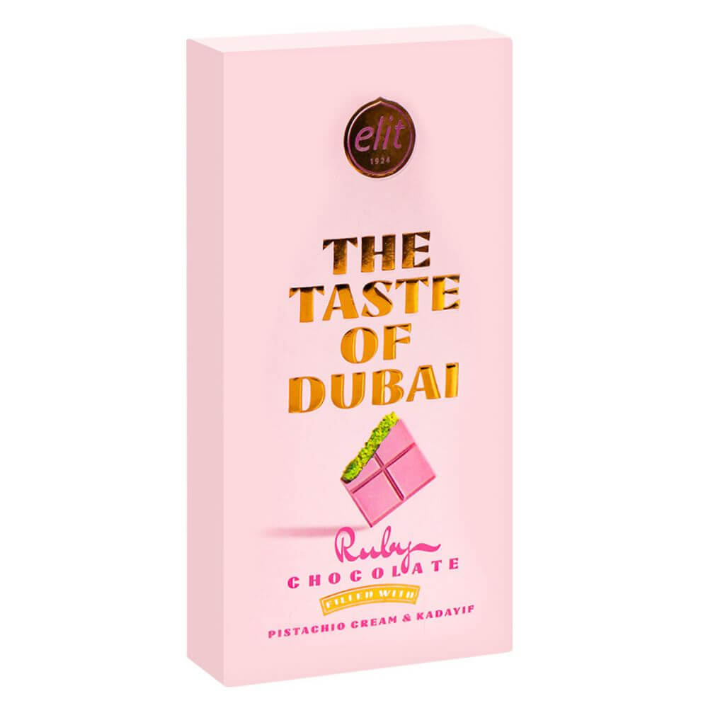 Elit The Taste Of Dubai Ruby Chocolate Bar 90g