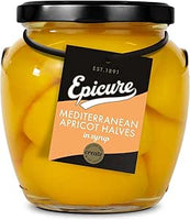 Epicure Mediterranean Apricot Halves In Juice Jar 540g
