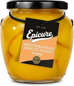Epicure Mediterranean Apricot Halves In Juice Jar 540g