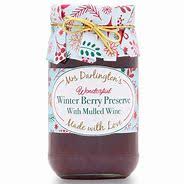 Mrs Darlingtons Winter Berry Preserve with Mulled Wine 340g
