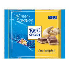 Ritter RitterSport Vanille Kipferl Winter 100g