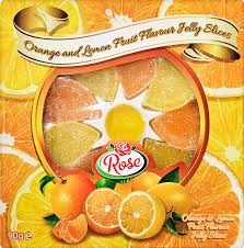 Rose Orange and Lemon Slices 90g