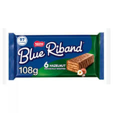 Nestle Blue Riband Hazelnut HEAT SENSITIVE ITEM. PLEASE ADD ITEM 122942 TO THE ORDER TO TRY TO PROTECT CHOCOLATES FROM HEAT DAMAGE 108g