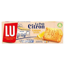 Lu Le Petit Citron Lemon Flavoured Soft Biscuits 5pk 140g