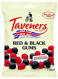 Taveners Red and Black Gums 165g