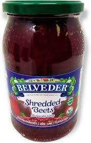 Belveder Shredded Beets Jar 900g