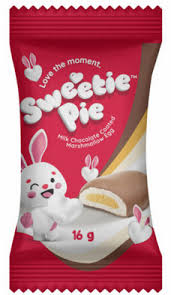 Beyers Sweetie Pie Vanilla Marshmallow Egg Coated in Milk Chocolate 16g