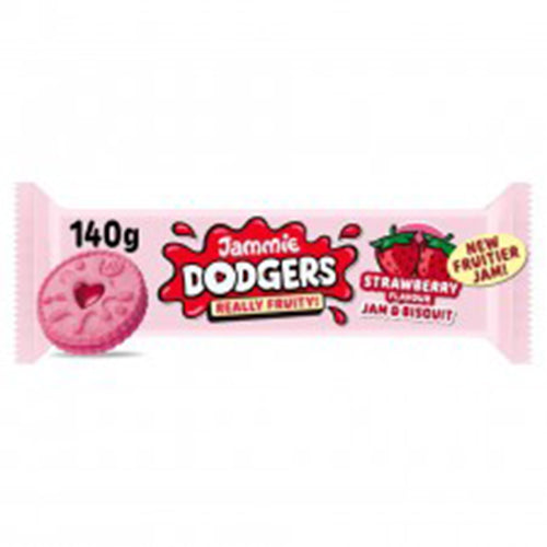 Burtons Jammie Dodgers Strawberry 140g