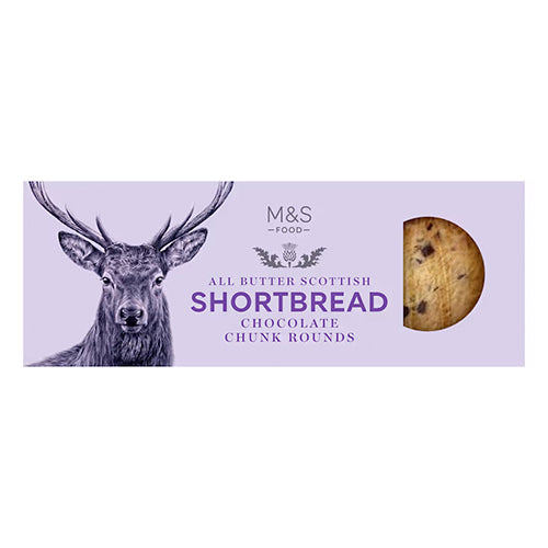 Marks and Spencer All Butter Scottish Shorthbread Chocolate Rounds 175g