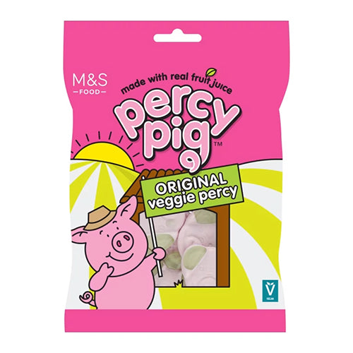 Marks and Spencer Percy Pig Original Veggie Fruit Gums 170g