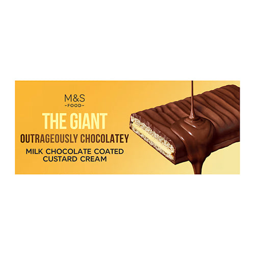 Marks and Spencer The Giant Outrageously Chocolatey Milk Chocolate Coated Custard Cream 270g