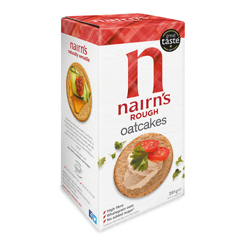 BEST BY SEPTEMBER 2026: Nairns Oatcakes Rough 291g
