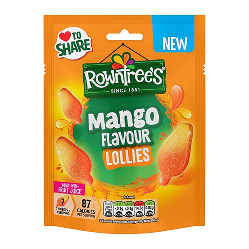 Nestle Rowntrees Mango Lollies Pouch 130g