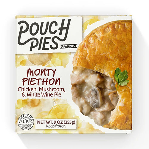 Pouch Pies Monty Piethon Chicken Mushroom and White Wine 198g
