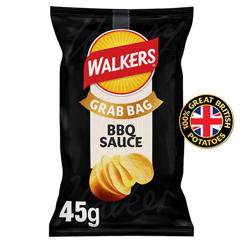 Walkers Smoking BBQ Sauce Flavour Crisps 45g
