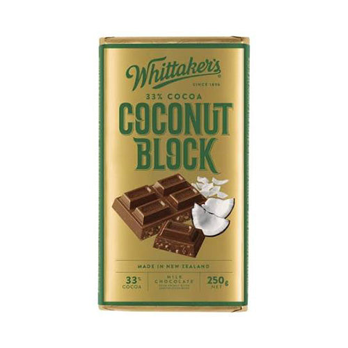 Whittaker Creamy Milk Coconut Block 250g