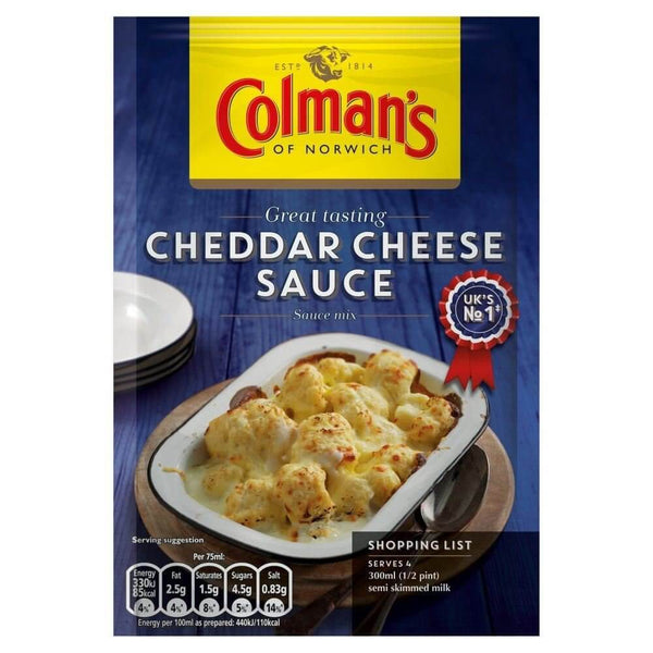 Colmans Seasoning Mix Cheddar Cheese Sauce 40g