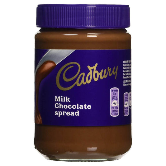 Cadbury Spread Milk Chocolate HEAT SENSITIVE ITEM. PLEASE ADD ITEM 122942 TO THE ORDER TO TRY TO PROTECT CHOCOLATES FROM HEAT DAMAGE 400g