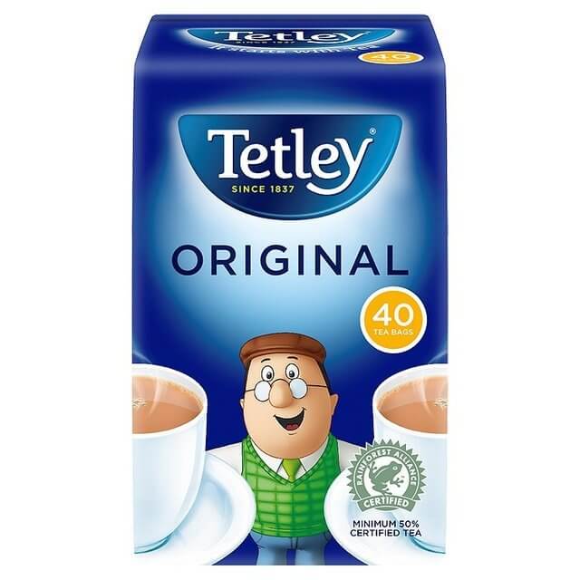Tetley Original (Pack of 40 Round Teabags) 125g