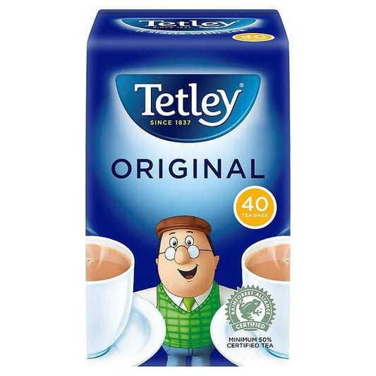 Tetley Original (Pack of 40 Round Teabags) 125g