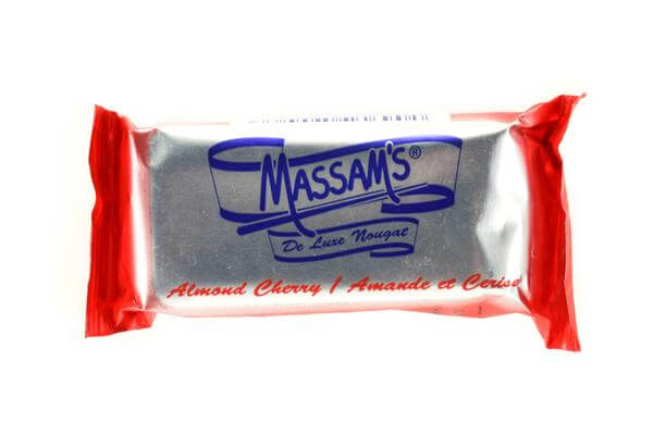 Massams Nougat Almond Cherry Bar (Kosher) 25g