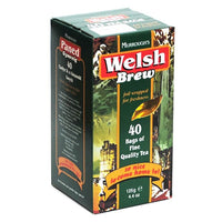 Murroughs Tea Welsh Brew Tea (Pack of 40 Tea Bags) 125g