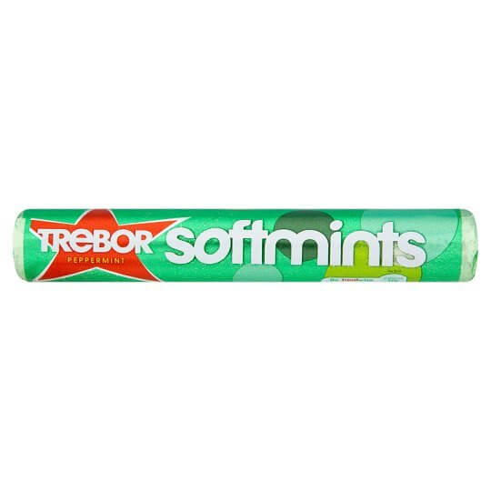 Trebor Mints Peppermint Soft Mints Roll 44.9g