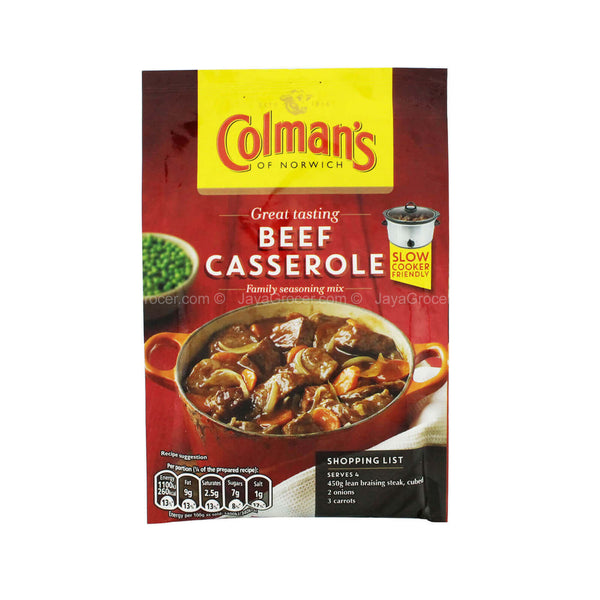 Colmans Seasoning Mix Beef Casserole 40g