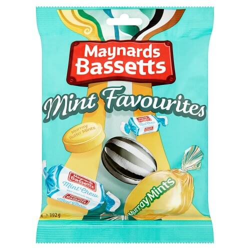 Maynards Bassetts Mint Favorites 192g – British Food Shop
