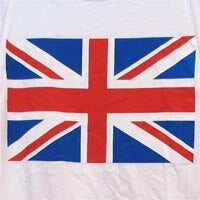 British Brands UKT-Shirts White Traditional Flag Small 232g