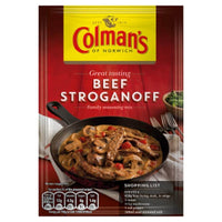 Colmans Seasoning Mix Beef Stroganoff 39g