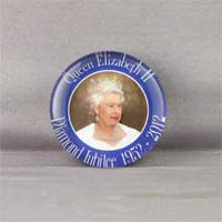 British Brands Magnet Pebble Look Diamond Jubilee Portrait 100g