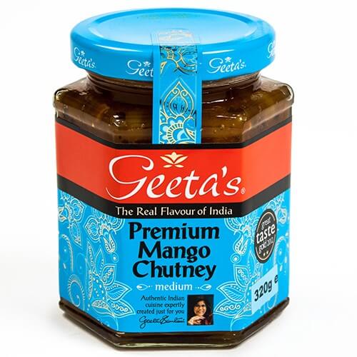 Geetas Chutney Premium Medium Mango 230g