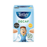 Tetley Decaf (Pack of 40 Tea Bags) 125g